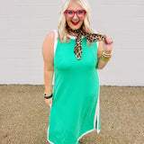 Entro Azalea Green Dress