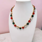 Gold Digger: Christmas Crystal Necklace