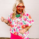 Haptics Tea Room Floral Top