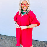 Mixed Signals Dress - Red