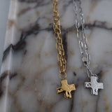 PAPERCLIP CROSS NECKLACE ￼