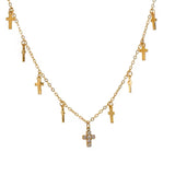 Lauren Kenzie Cross Charm Necklace