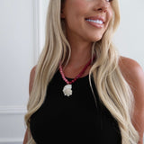 PINK SEASHELL NECKLACE