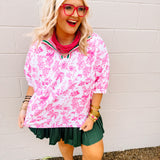 Haptics Pink Chinoiserie Printed Top