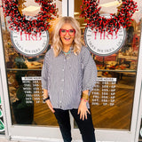 Oddi Striped Button Down