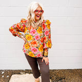 Oddi Sage Multi Blouse