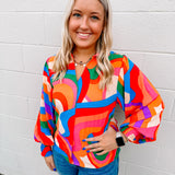 Colorful Fall Top