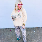 Birdie Dark Camo Stretchy Lounge Pants