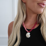 PINK SEASHELL NECKLACE