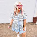 Entro Morning Glory Blue Dress