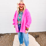 Carole Christian Cozy Sherpa Hoodie - Pink