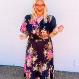 Oddi: Midnight Florals Dress