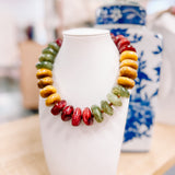 Hart Designs Whitney Chucky Burgundy Beaded Necklace