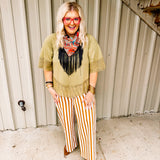 Hippie Striped Wide Leg Jean