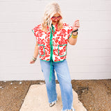 AnnieWear Reversible Christmas Toile Vest