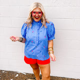 Entro Floral Embroidery Top