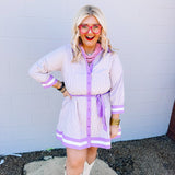 Entro Miss Lavender Stripe Dress