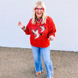 Bailey Rose Red Flying Duck Sweater
