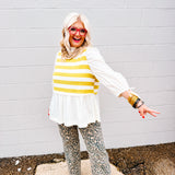 Oddi Chartreuse Blouse
