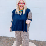 Stylive Black/Leopard Top