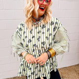 Oddi Olive Martini Top