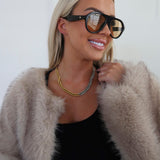 TWO TONED CHAIN NECKLACE