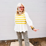 Oddi Chartreuse Blouse