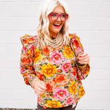 Oddi Sage Multi Blouse