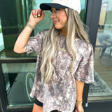 Dark Camo Oversized Tee
