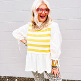 Oddi Chartreuse Blouse