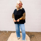 Oddi Dash of Leopard Top