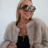 WRAP AROUND CROSS NECKLACE