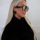 BROOKE EARRINGS – BLACK ￼