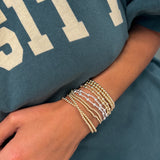 GOLD FILLED BEADED BRACELETS