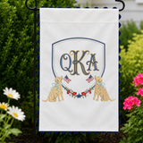 Navy RikRak Waterproof Yard Sign