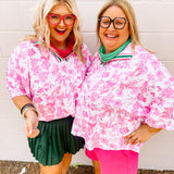 Haptics Pink Chinoiserie Printed Top