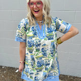 Blue Villa Dress