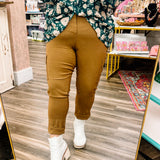 YMI Almond Hyperstretch Straight Leg Cargo Pant