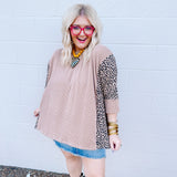 Stylive Brown/Leopard Top