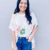 Stepping into Spring Top in Ivory