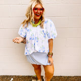 Haptics Spring Blooms Floral Top