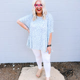 Oddi Sharkbite Top in Light Grey