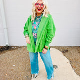 Carole Christian Cozy Sherpa Hoodie-Green