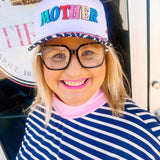 MOTHER Zebra Trucker Hat (To Busy to Care)