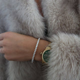 THICK STRETCHY TENNIS BRACELET