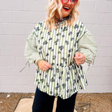 Oddi Olive Martini Top