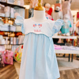 The Lottie Dress - Light Blue