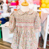 LULU BEBE: Vintage Pink Smock Dress