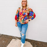 September Flower Garden Top