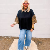 Oddi Dash of Leopard Top